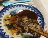 低糖質☆おからとえのき入りハンバーグ作り方16写真