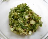 レンジで簡単！小松菜の麻辣肉炒め作り方3写真
