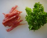 パパのお気に入り!サラミ&チーズ作り方1写真