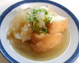 白菜と厚揚げの煮浸し作り方12写真