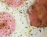 ベーシック☆底ひきハムのハムエッグ作り方3写真