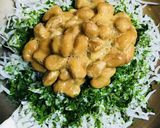 毎日の納豆●納豆とシラス＆あおさの前菜作り方2写真