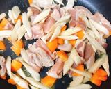 とりごぼうご飯作り方1写真