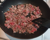 1歳幼児食 挽き肉と卵と豆腐の甘炒め作り方1写真
