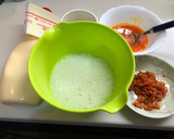キムチ納豆ととろけるチーズマヨの卵焼き作り方1写真