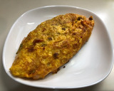 キムチ納豆ととろけるチーズマヨの卵焼き作り方8写真
