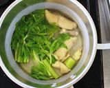 チンゲン菜のミルクスープ作り方7写真