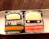 キャラ弁！パパッと簡単電車弁当作り方10写真