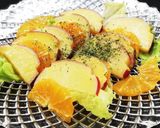 さつまいものオレンジ煮、冷製サラダ。作り方6写真