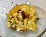 鰹わけぎふわ玉子のノンオイル青じそ漬け丼作り方6写真