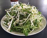 簡単｜豚肉ともやし豆苗のゆず詩ぽんがけ作り方2写真