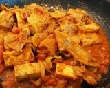 新玉葱で♪厚揚げと豚バラのさっと煮カレー作り方7写真