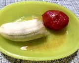 【離乳食中期】レンチンでバナナトマト作り方3写真