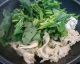 旨っ♥️ハナビラタケのからし炒め作り方5写真
