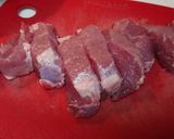 豚もも肉の茶衣揚げ作り方1写真