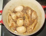 鶏のマーマレード煮With味付け玉子☆作り方3写真