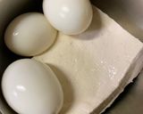 簡単☆木綿豆腐ゆで卵サラダ作り方1写真