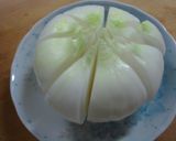 新玉ねぎの丸ごとレンジでチ～ン♪作り方1写真