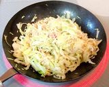 ニンニク無し！キャベツとツナだけのパスタ作り方3写真