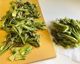⌘はぁ〜るが来たぁ♬たらの芽胡麻味噌和え作り方1写真