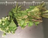 山葵の葉・山葵の茎・山葵の花の醤油漬け作り方1写真