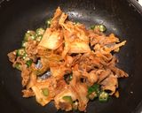 簡単 豚キムチ丼作り方3写真