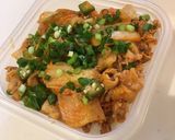 簡単 豚キムチ丼作り方4写真