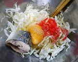 中性脂肪対策！サバのお好み焼☆小麦粉不要作り方1写真