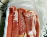 レンジで時短★豚しょうが焼き作り方1写真