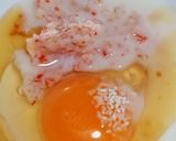 レンジで３分！ふわふわ蟹玉風☆弁当作り方1写真