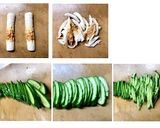 きゅうりとちくわのゆかり和え作り方1写真