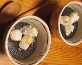 黒ゴマのココナッツ汁粉作り方6写真