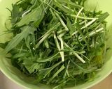 レンジですぐ！我が家の水菜の煮浸し作り方1写真