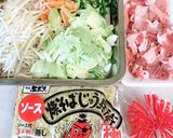 ランチ・お弁当に★我が家のソース焼きそば作り方3写真