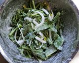 菜の花と新玉ねぎのかき揚げ☆作り方4写真