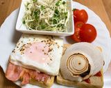 四角いイングリッシュマフィンとバンズ作り方9写真