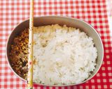 しましま ふりかけご飯♡作り方2写真