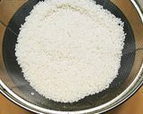 牛スジの煮物の残り汁で！炊き込みご飯作り方1写真