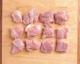 鶏もも肉とピーカンナッツの甘酢煮作り方3写真