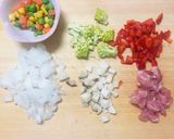 mix vegeの玄米オムタコス作り方3写真