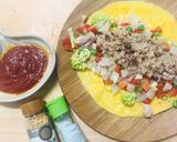 mix vegeの玄米オムタコス作り方5写真