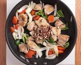鶏もも肉とピーカンナッツの甘酢煮作り方6写真
