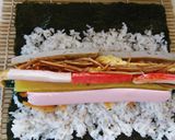 韓国料理:韓国の海苔巻き『キンパ』作り方8写真