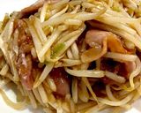 シャキシャキもやし炒めベーコン入り作り方6写真