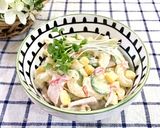 市販のドレで簡単☘️我が家の3種サラダ作り方3写真