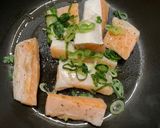鮭ハラス卵豆腐かにかまプレート作り方1写真