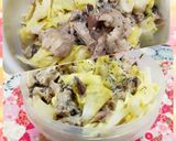 鯖缶&キャベツの和洋風和え&パスタ♪時短作り方3写真