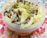 鯖缶&キャベツの和洋風和え&パスタ♪時短作り方4写真