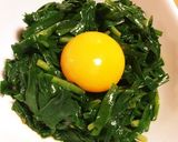 ニラのお月見お浸し作り方3写真