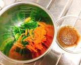 人参葉の胡麻和え作り方5写真
